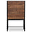 Mango and Sheesham Wood Two Door Ribbed Highboard