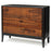 Mang and Sheesham Wood Two Door Ribbed Sideboard