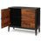 Mang and Sheesham Wood Two Door Ribbed Sideboard