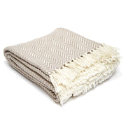 Herringbone Blanket, Chinchilla