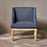 Elbu Linen Chair, Charcoal