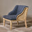 Elbu Linen Chair, Charcoal