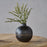 Endo Recycled Iron Vase, Black