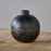Endo Recycled Iron Vase, Black