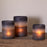 Etti Tealight Holder, Navy & Smoke