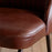 Harsha Leather Counter Chair, Chocolate