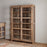 Ibo Reclaimed Wood and Glass Display Cabinet