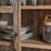 Ibo Reclaimed Wood and Glass Display Cabinet