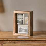 Indu Standing Mango Wood Photo Frame, Natural