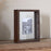 Indu Standing Mango Wood Photo Frame, Dark Ash