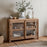 Ibo Reclaimed Wood and Glass Sideboard