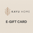 Kayu Home gift card