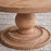 Laya Round Carved Mango Wood Coffee Table