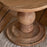 Laya Round Carved Mango Wood Side Table