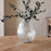 Linsy Ribbed Glass Vase, Clear