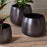 Maliki Plant Pot, Aged Bronze
