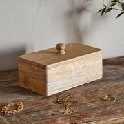 Chanya Mango Wood Jewellery Box