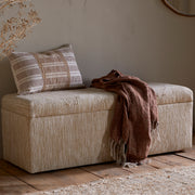 Aranya Cotton and Jute Storage Ottoman