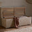 Aranya Cotton and Jute Storage Ottoman