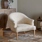 Aranya Cotton and Jute Armchair