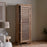 Ibo Reclaimed Wood Slatted Tall Cabinet