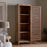 Ibo Reclaimed Wood Slatted Tall Cabinet