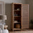 Ibo Reclaimed Wood Slatted Tall Cabinet