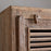 Ibo Reclaimed Wood Slatted Tall Cabinet