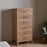 Iya Reclaimed Wood Tall Boy Chest of Drawers