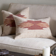 Kabir Wool Cushion Cover, Rust