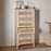 Kanz Mango Wood Tall Boy Chest of Drawers