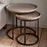 Nisha Reclaimed Wood and Iron Nesting Side Tables