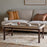 Nisha Reclaimed Wood and Iron Coffee Table