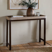 Nisha Reclaimed Wood and Iron Console Table