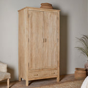 Vivan Grooved Wardrobe
