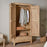 Vivan Grooved Wardrobe