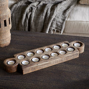 Makala Reclaimed Wood Tealight Holder