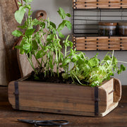 Dudha Reclaimed Brick Box Wooden Planter