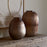 Linsy Ribbed Glass Vase, Smoke Brown