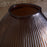 Linsy Ribbed Glass Vase, Smoke Brown