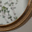 Mbwa Oval Mirror, Antique Brass
