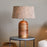 Agua Grooved Mango Wood Table Lamp