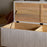 Sanja Cotton and Linen Storage Bench