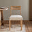 Zoha Cotton and Jute Upholstered Dining Chair
