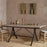 Lopa Iron and Reclaimed Wood Dining Table