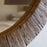 Ibo Reclaimed Wood Round Wall Mirror, Natural Finish
