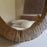 Ibo Reclaimed Wood Round Wall Mirror, Natural Finish