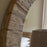 Ibo Reclaimed Wood Round Wall Mirror, Natural Finish
