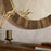 Ibo Reclaimed Wood Round Wall Mirror, Natural Finish