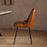 Nkuku Harsha Leather Dining Chair, Aged Tan